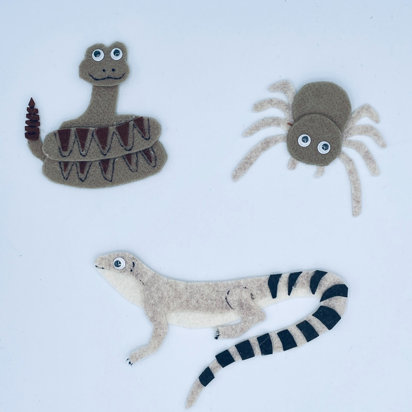 Desert Life Felt Story Set – Desert Habitat Animals