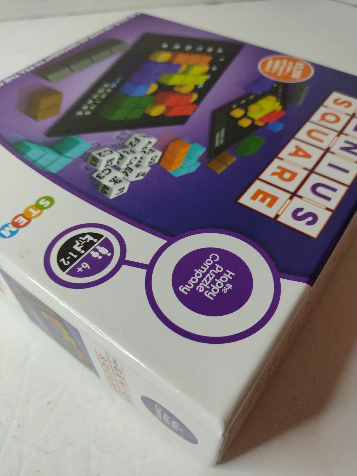 The Genius Square The Happy Puzzle Company 2018 STEM Brain Teaser New