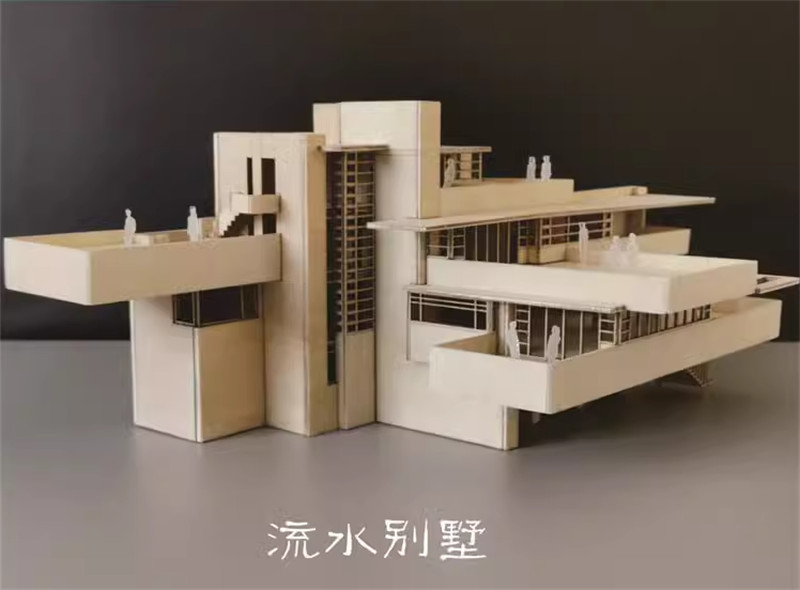 1/75 1/100 Villa 3D Wooden DIY Building Model Kits Assembly Kits Gifts Set