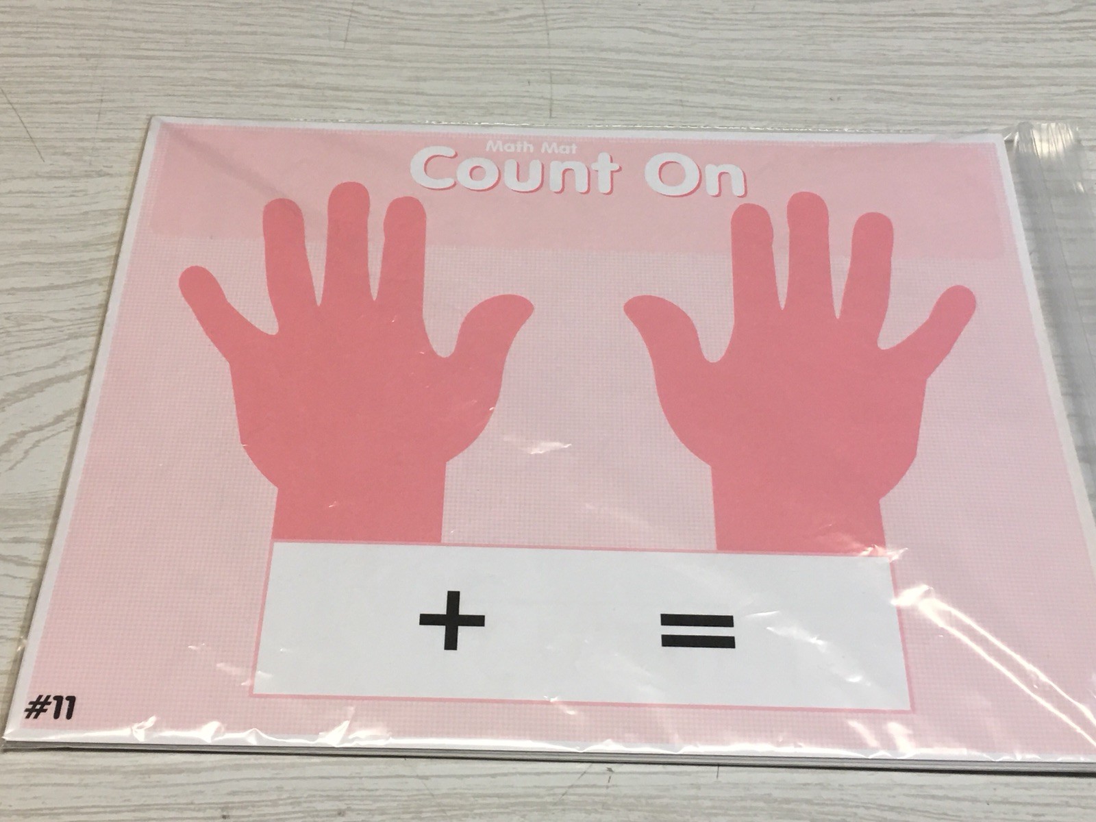 Classroom Set of 10 – Laminated Math Work Mats – Dry Erase #011