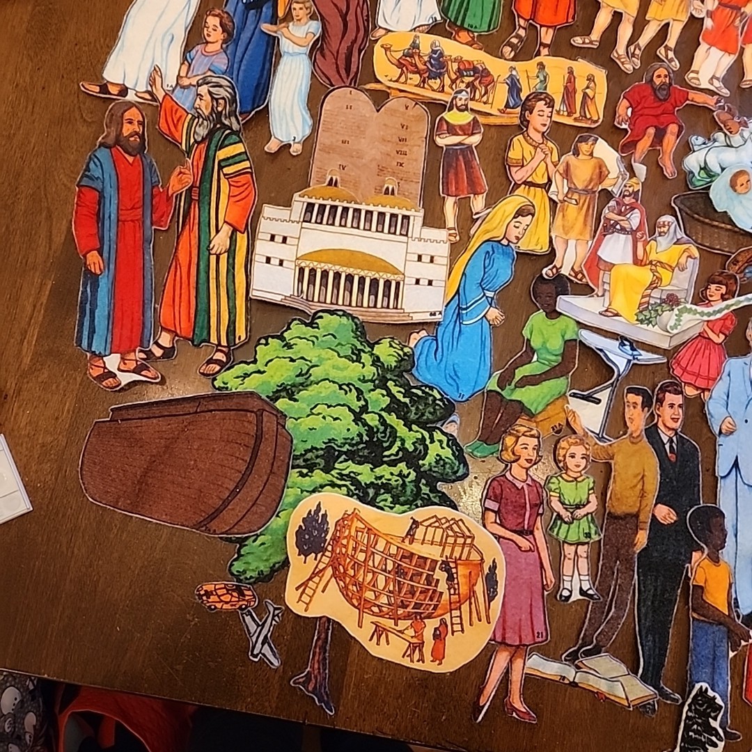 Book Of Mormon Bible Felt Flannel Board Book Stories Pieces Lot Lds Fhe Primary