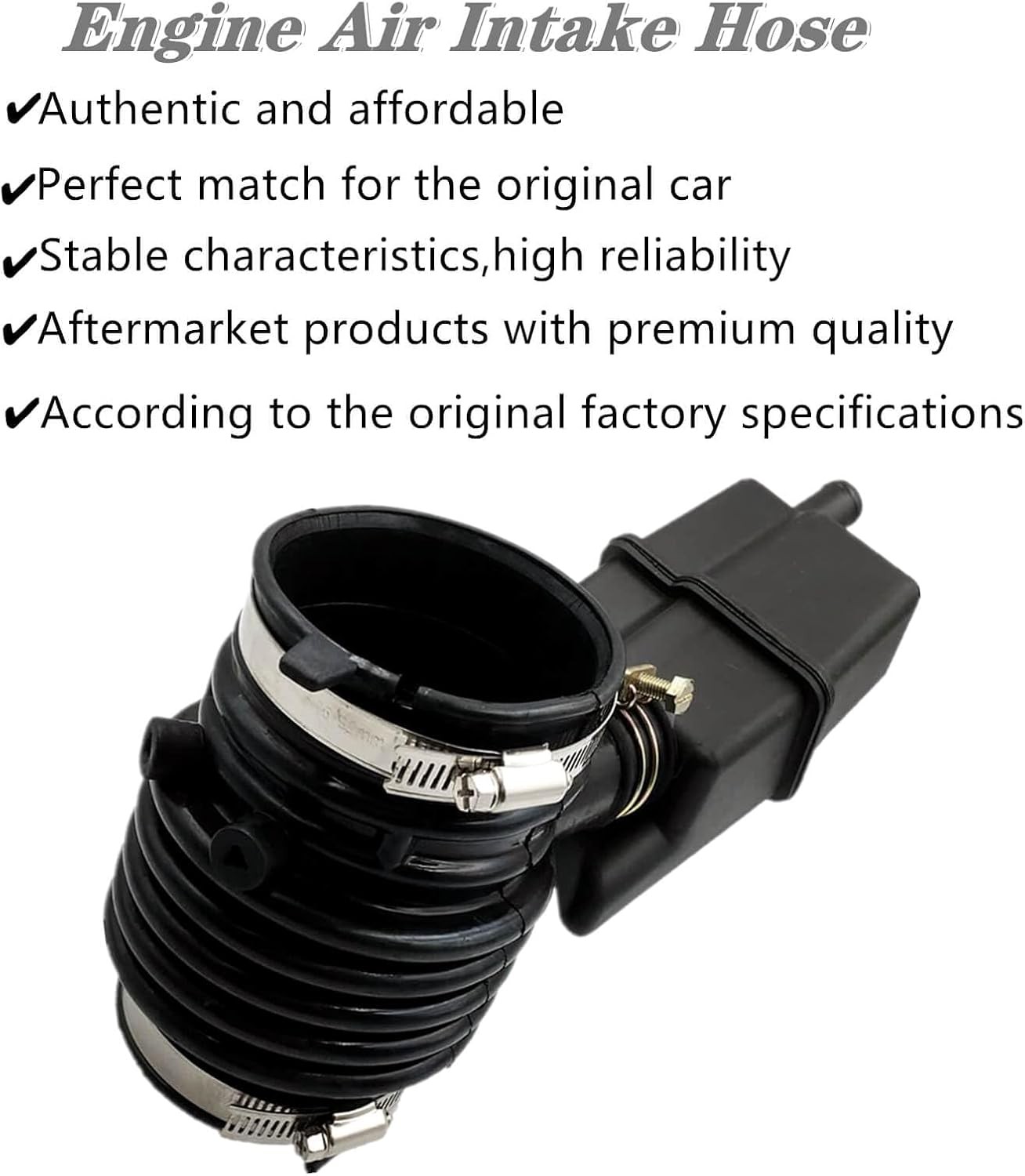 Engine Air Intake Hose 16576-3JA0A, For Nissan Murano 2015-2023 Pathfinder 2013-