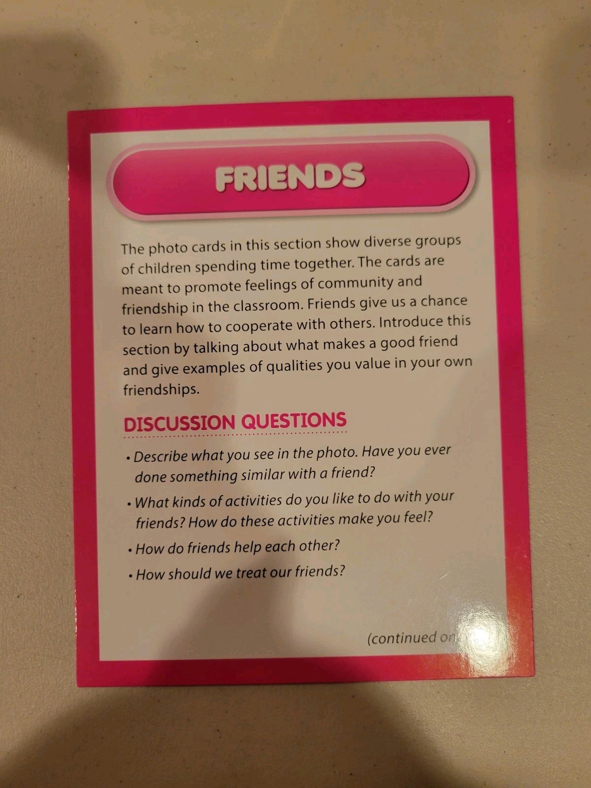 Lakeshore – Used EE621 Social-Emotional Photo Library Preschool Homeschool Learn