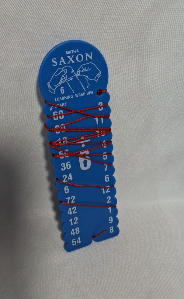 Saxon Math 4 Division Learning Wrap-Ups Keys, Blue, School Home, YOU CHOOSE