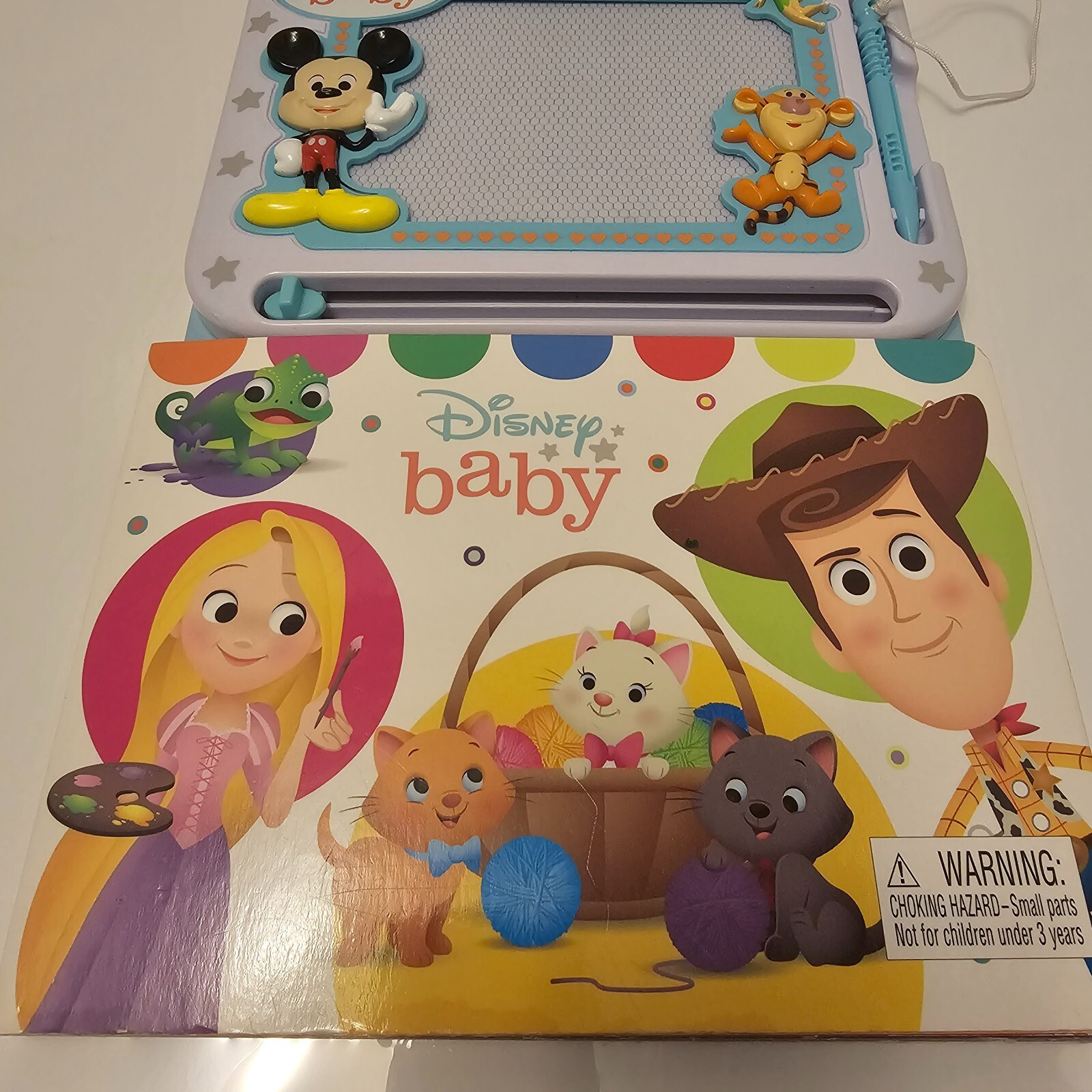 Disney Baby Reusable Stencil Book With Magnetic Pen and Board
