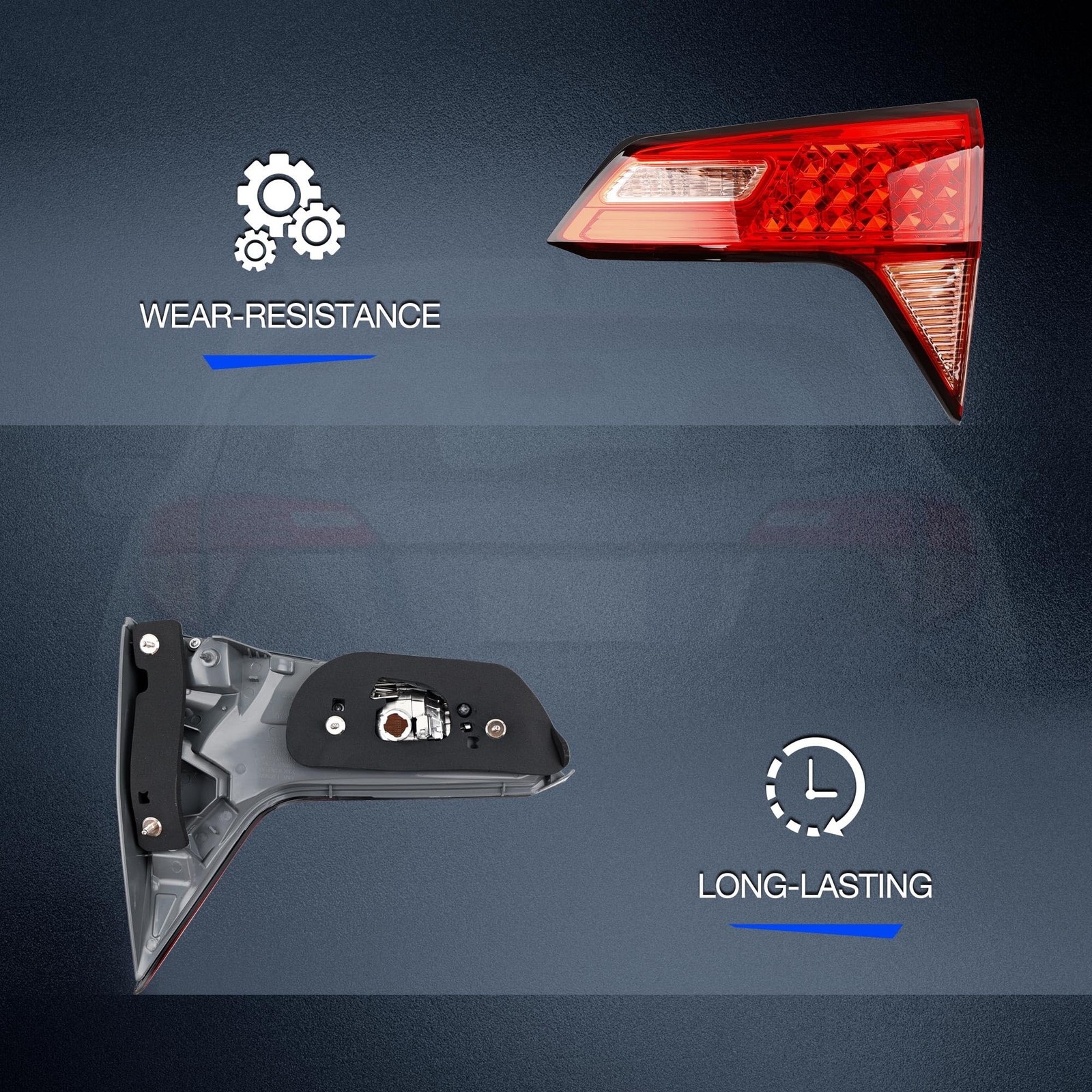 Inner Tail Light for Honda HRV 2016 2017 2018 – Brake Taillight Assembly Rear…