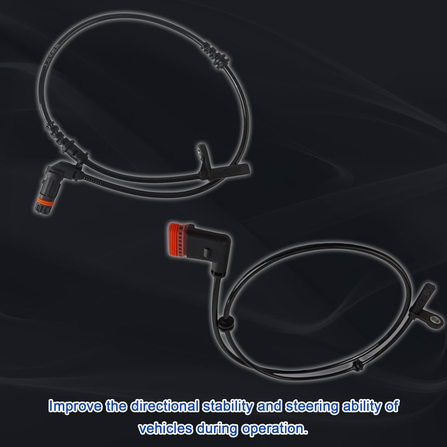 4PCS L/R Wheel Speed Sensor, Suitable 2007-2015 for Mercedes Benz C200K C280 C63