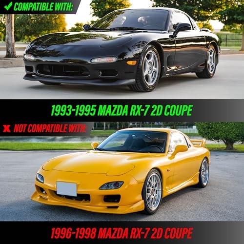 USR 93-95 RX7 Bumper Light – SMOKED Front Turn Signal Lamps (Left + Right)
