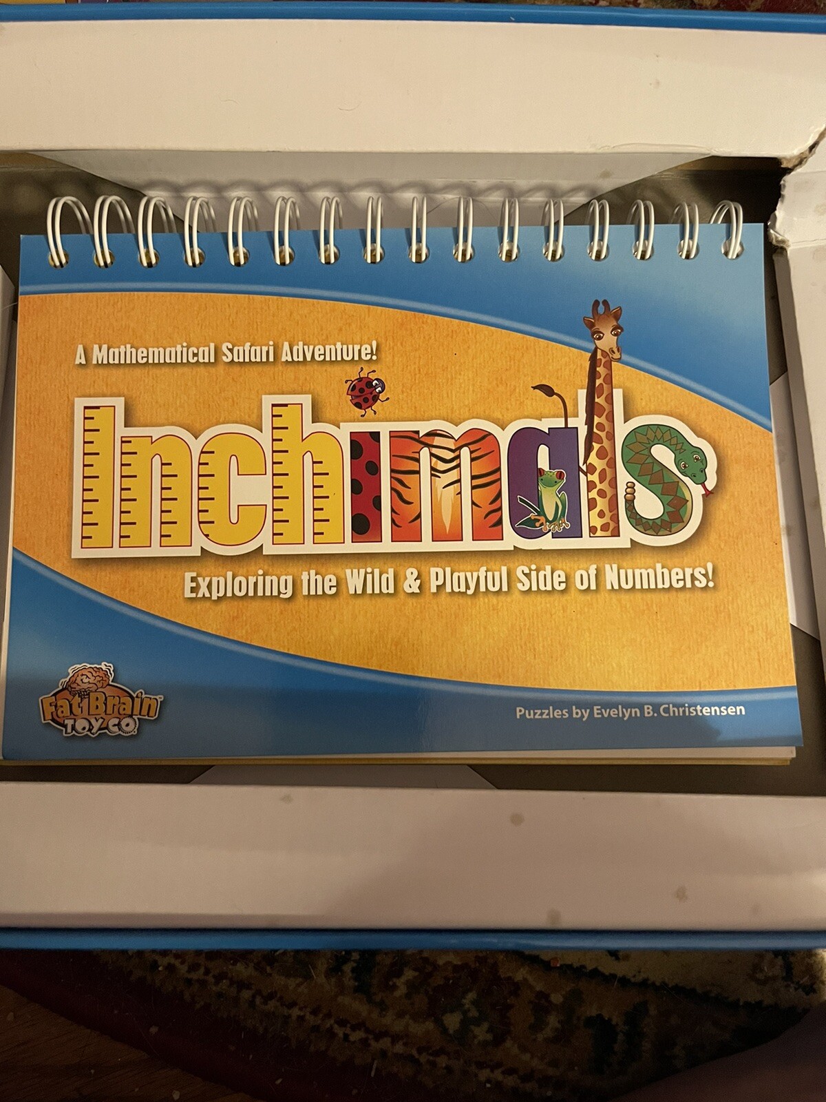 Fat Brain Toys INCHIMALS A Mathematical Safari Adventure Learning Homeschool
