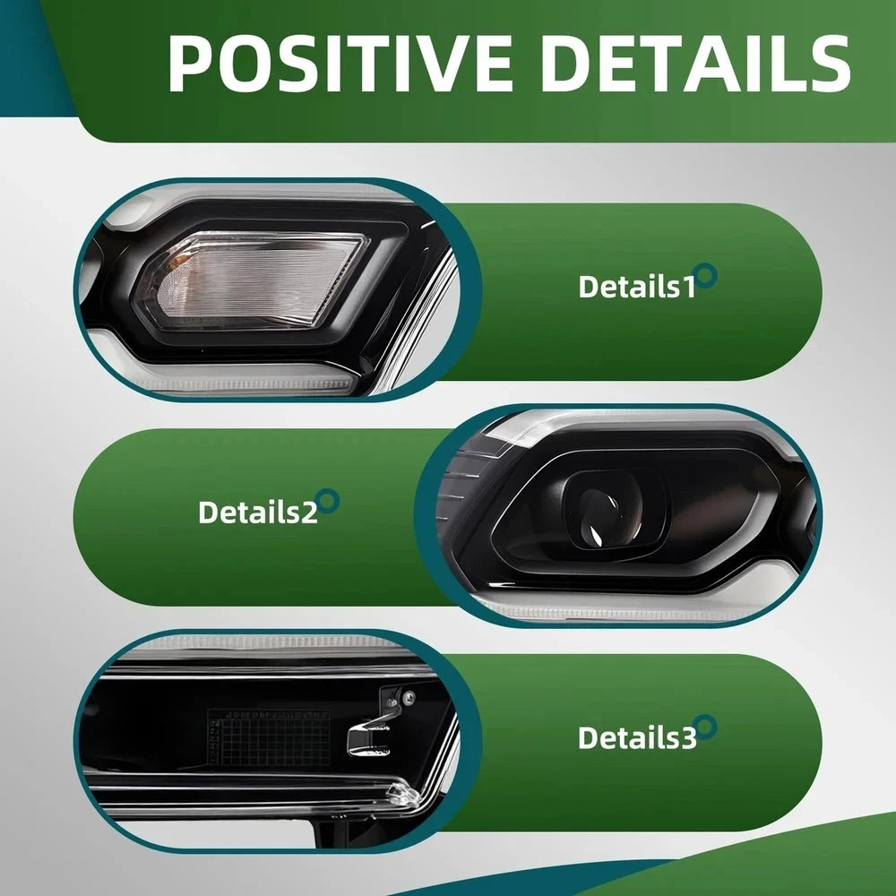 Headlight Assembly Passenger Compatible with Durango 2021-2024 Right side w/D…