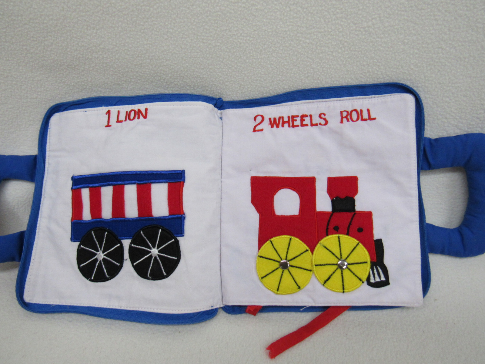 Pockets of Learning Soft Cloth Book Count And Play PLEASE READ