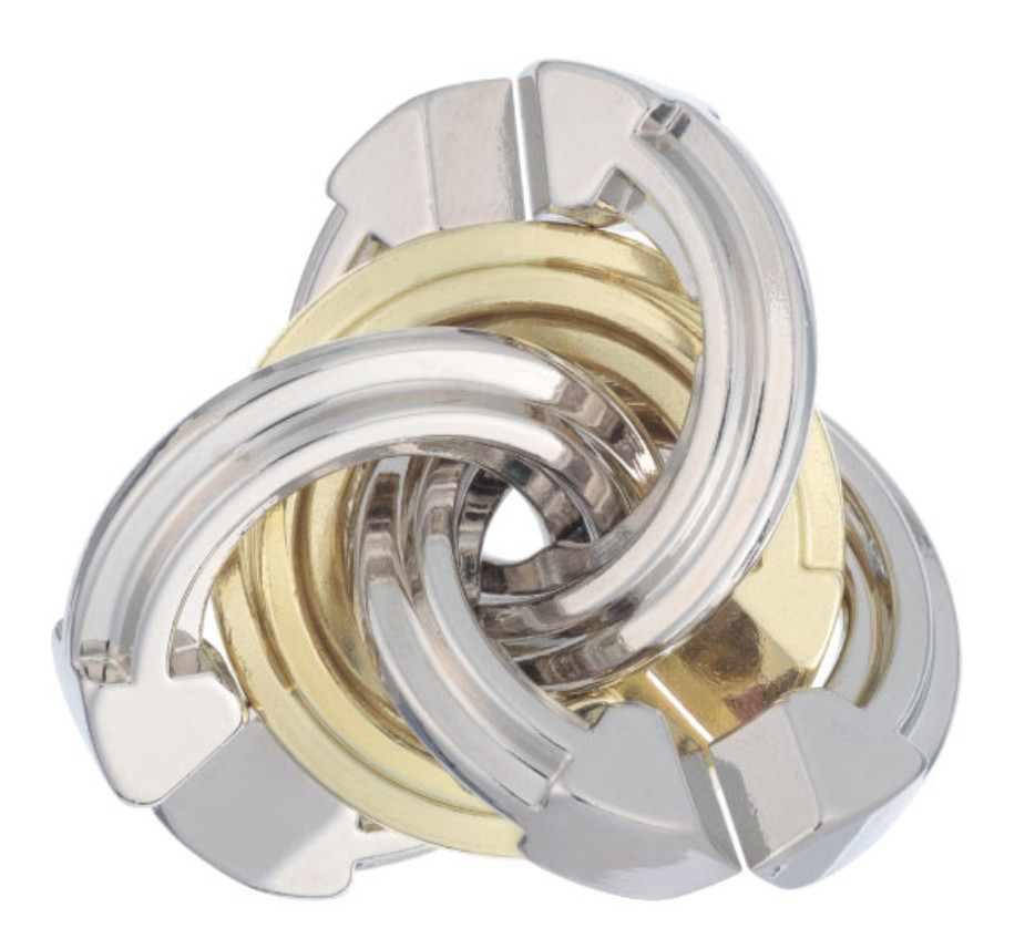 HUZZLE Hanayama Difficulty Level 5 Cast Series Brain Teaser Puzzle ring F/S