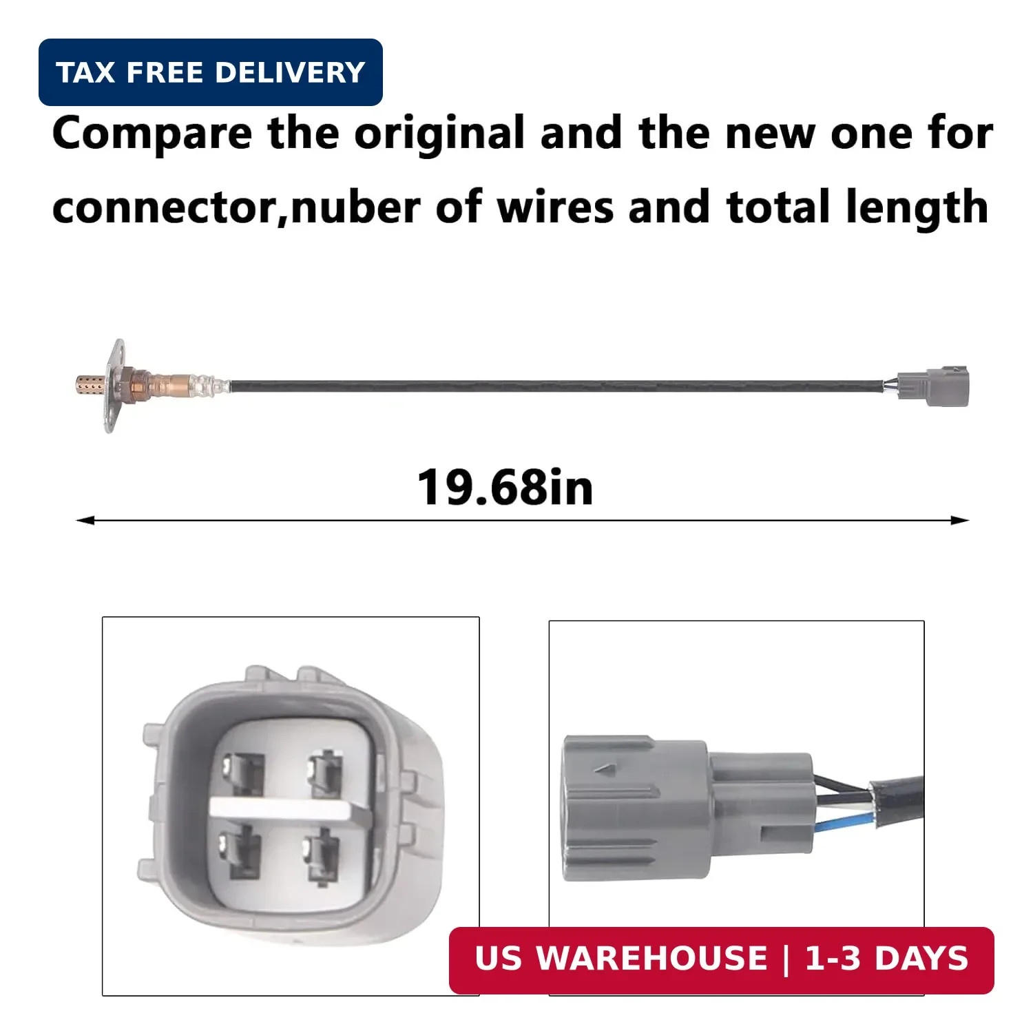 234-4162 O2 Oxygen Sensor Upstream Downstream Compatible with Tacoma 2.4L 2.7L 3