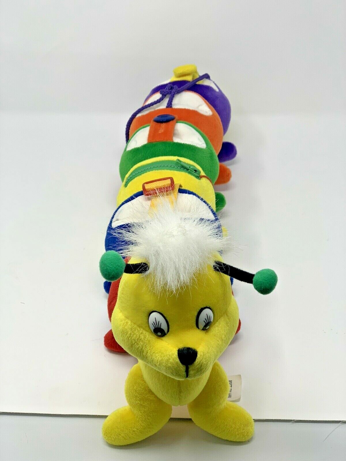 21″ Discovery Toys Caterpillar Dress-A-Pillar Plush Learning Toy 2012 Used