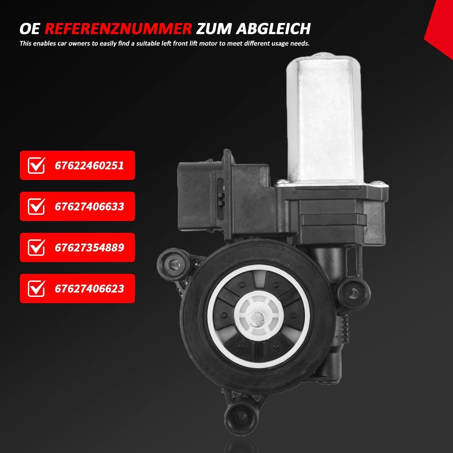 Front Window Motor -Right Left Lift Motor for BMW 120i F20 2011-2015 320i 330i