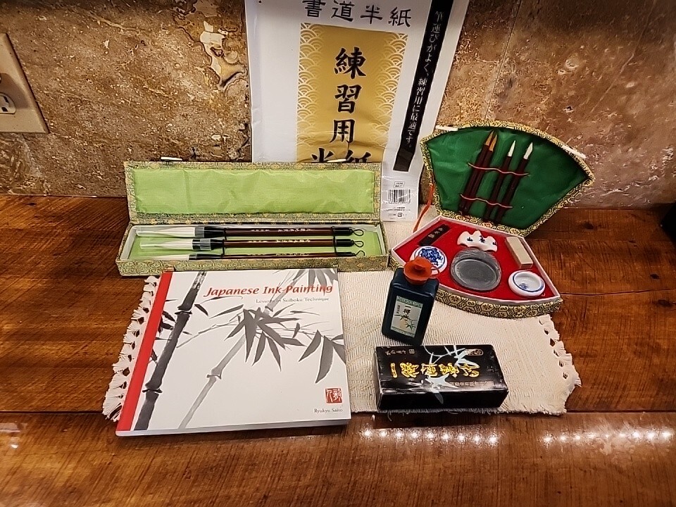 Practical Calligraphy Set Traditional Jpn Writing/painting Instruments Brushes