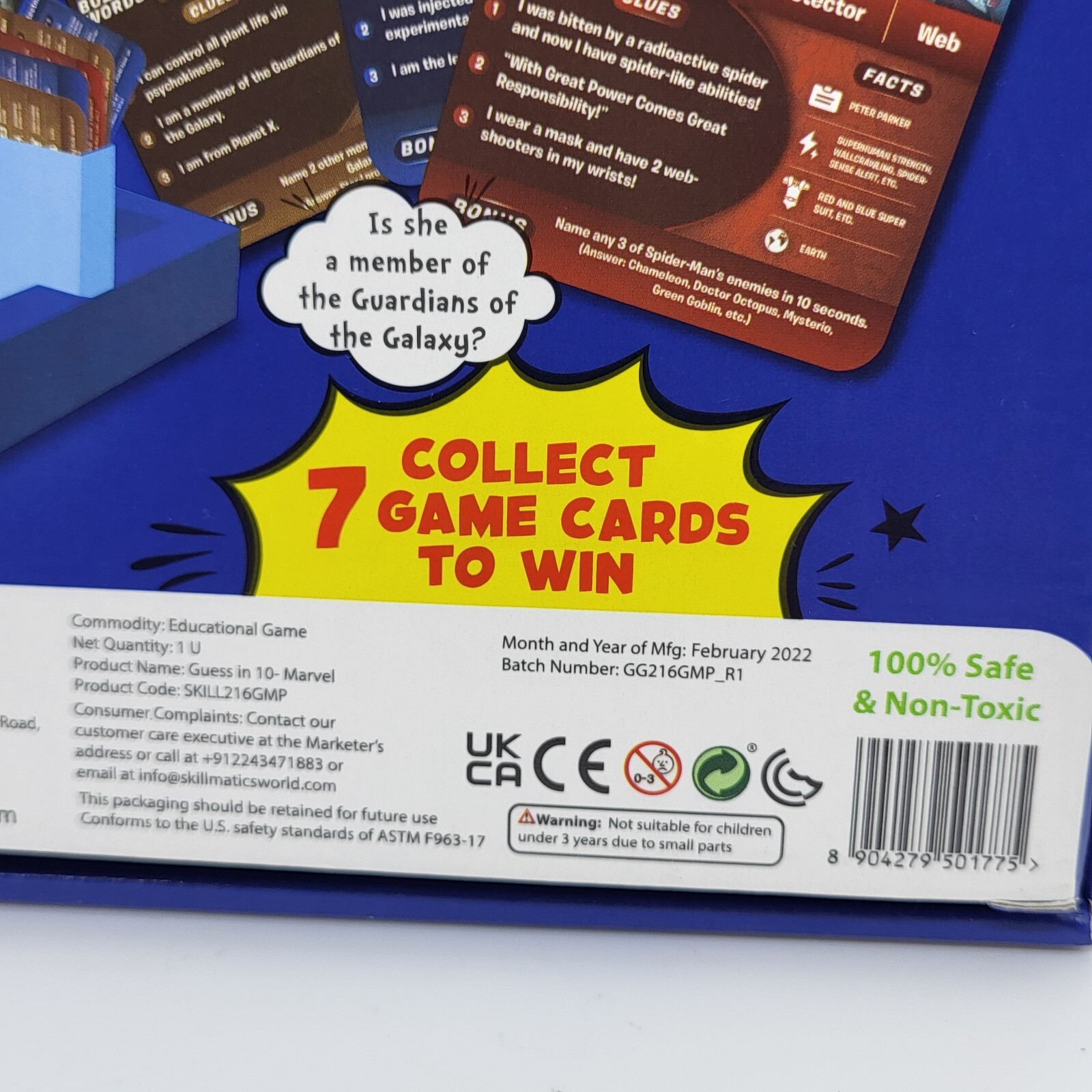 2 Board Games ☆ GUESS IN 10 MARVEL COMICS Edition & Gameflo Pickup Basketball