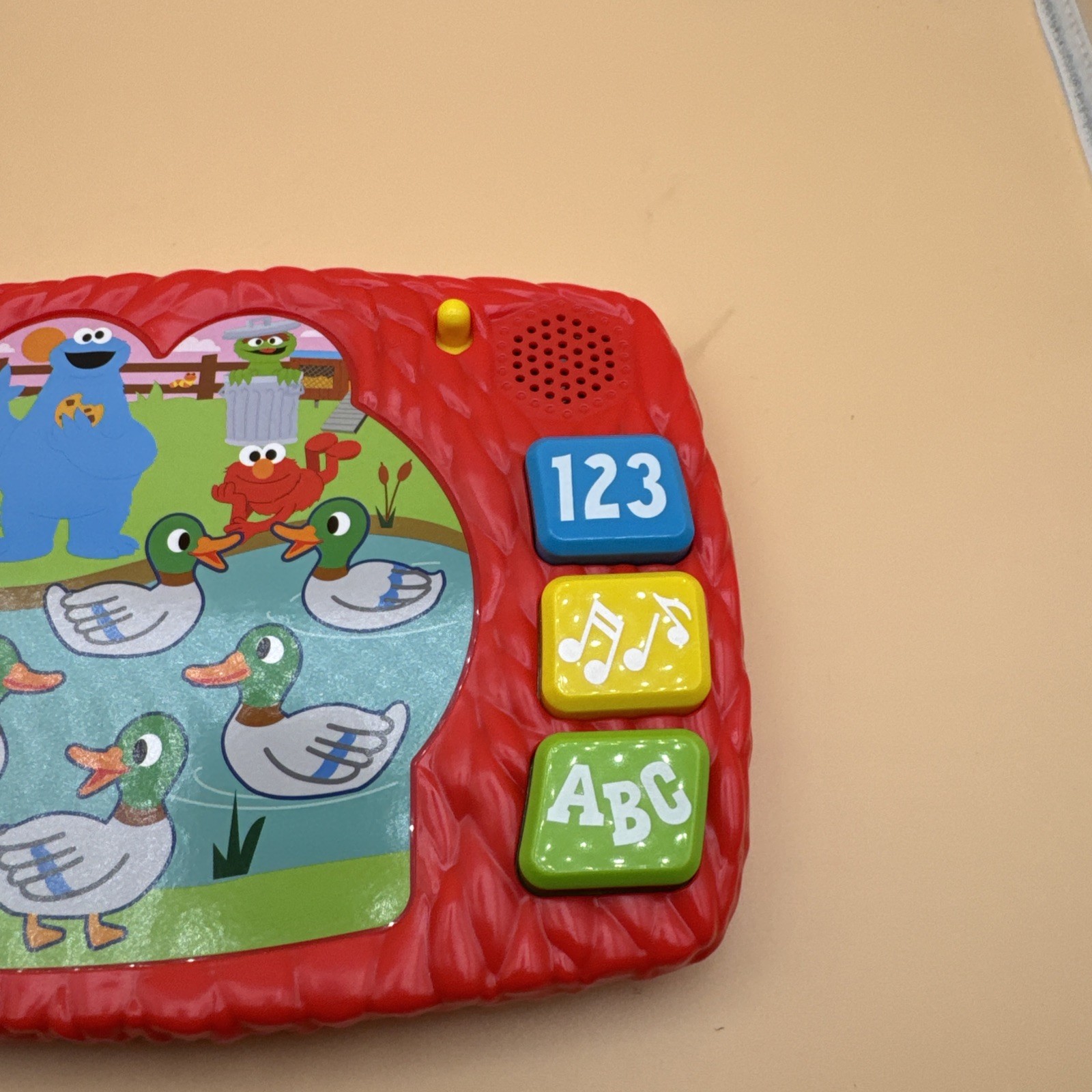 Sesame Street Elmo Goes to the Farm Interactive Musical Toy Book Letters/Numbers