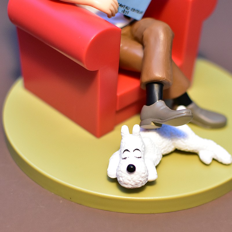 The Adventures of tin: Snowy Assembled Scene Figure Model Ornament – Gift
