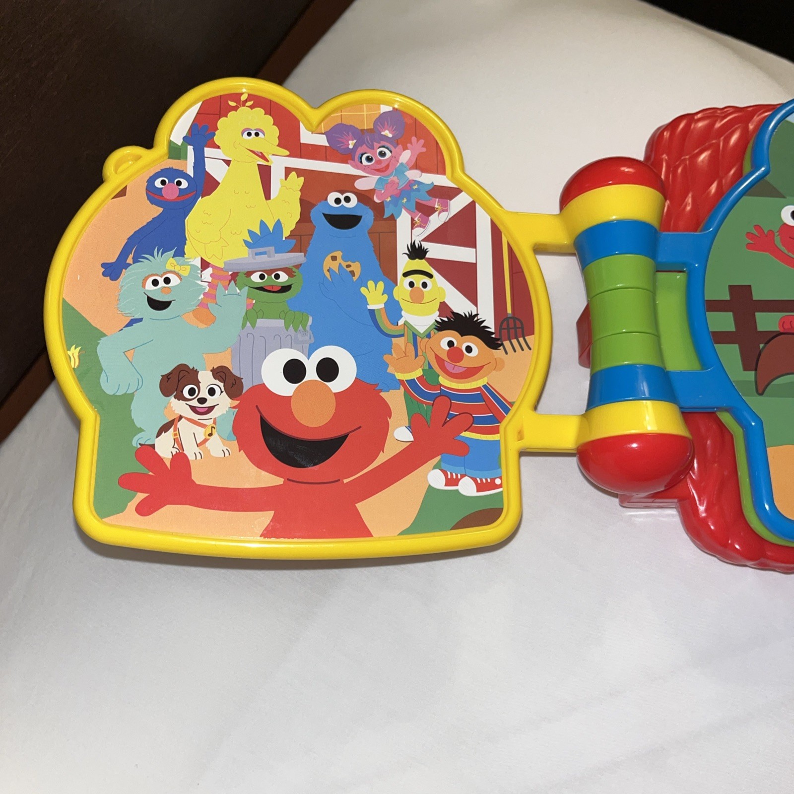 Sesame Street Elmo Goes to the Farm Interactive Musical Toy Book Letters/Numbers