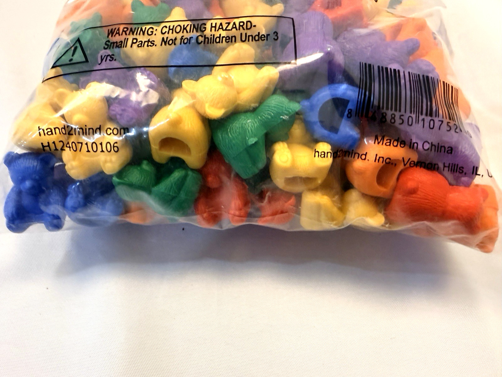 hand2mind Baby Bear Counters Set 120 Math Manipulatives Sorting Counting Bears