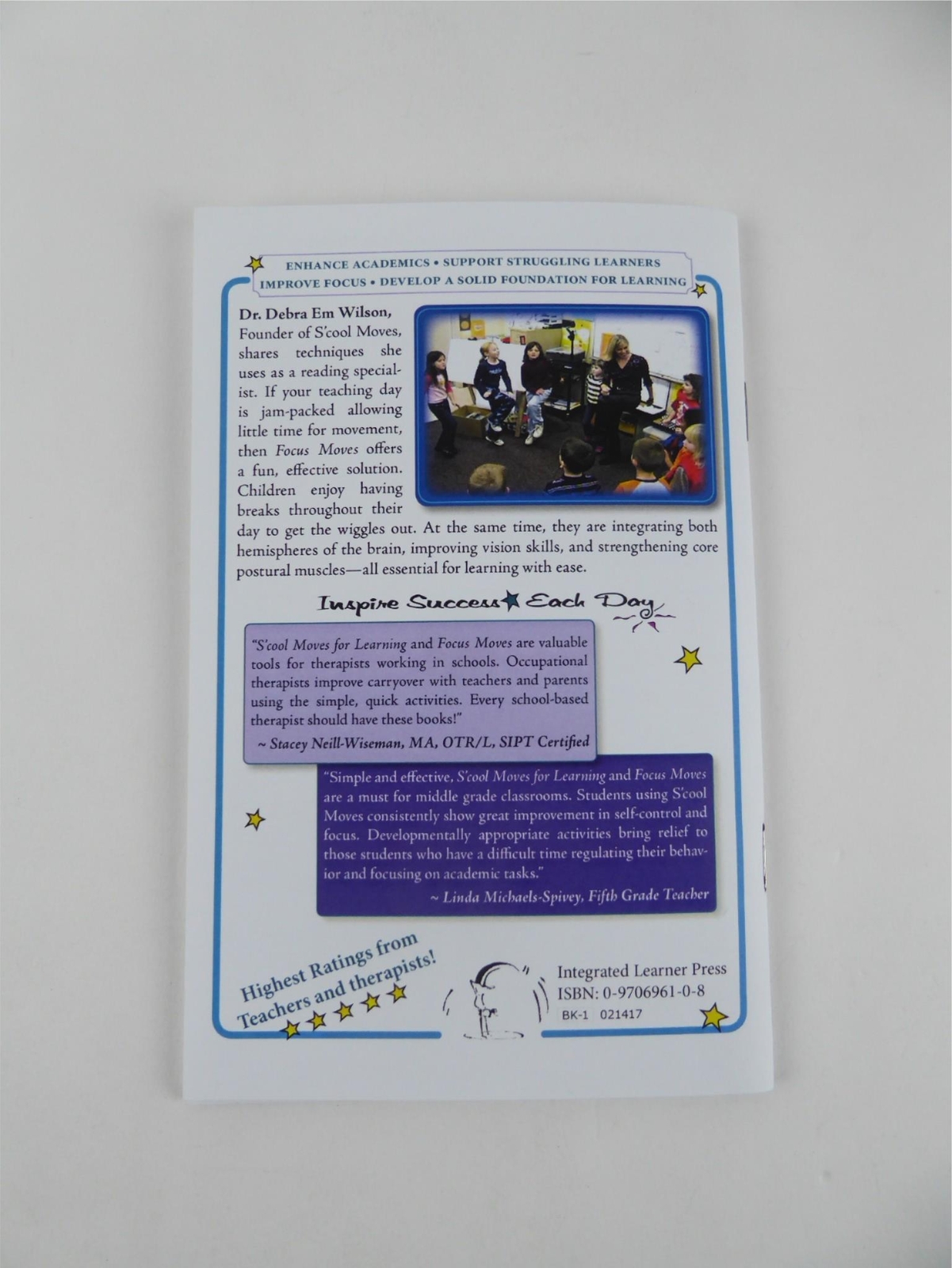 School Moves Focus Moves Beginner Poster Picture Cards & Booklet S’cool New
