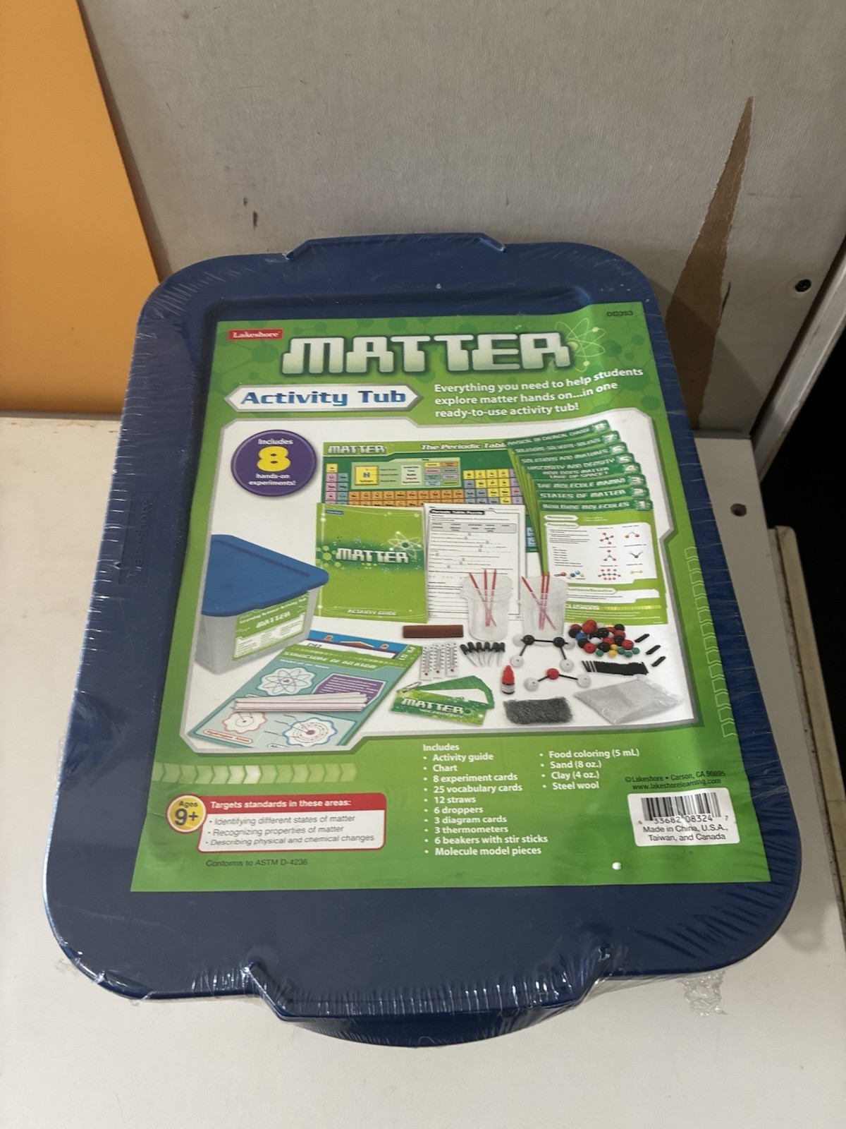 Lakeshore Learning Science DD353 – Matter Activity Tub – Grade 4-6 Ages 9+ – NEW