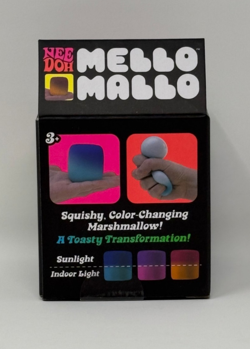 NEW NeeDoh Mello Mallo Color Changing Squishy Pink Marshmallow