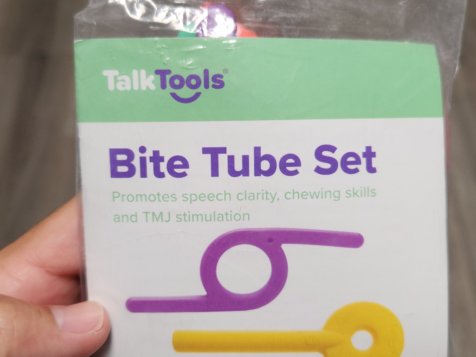 TalkTools Bite Tube Set Promotes Speech Clarity, Chewing Skills, TMJ Stimulation
