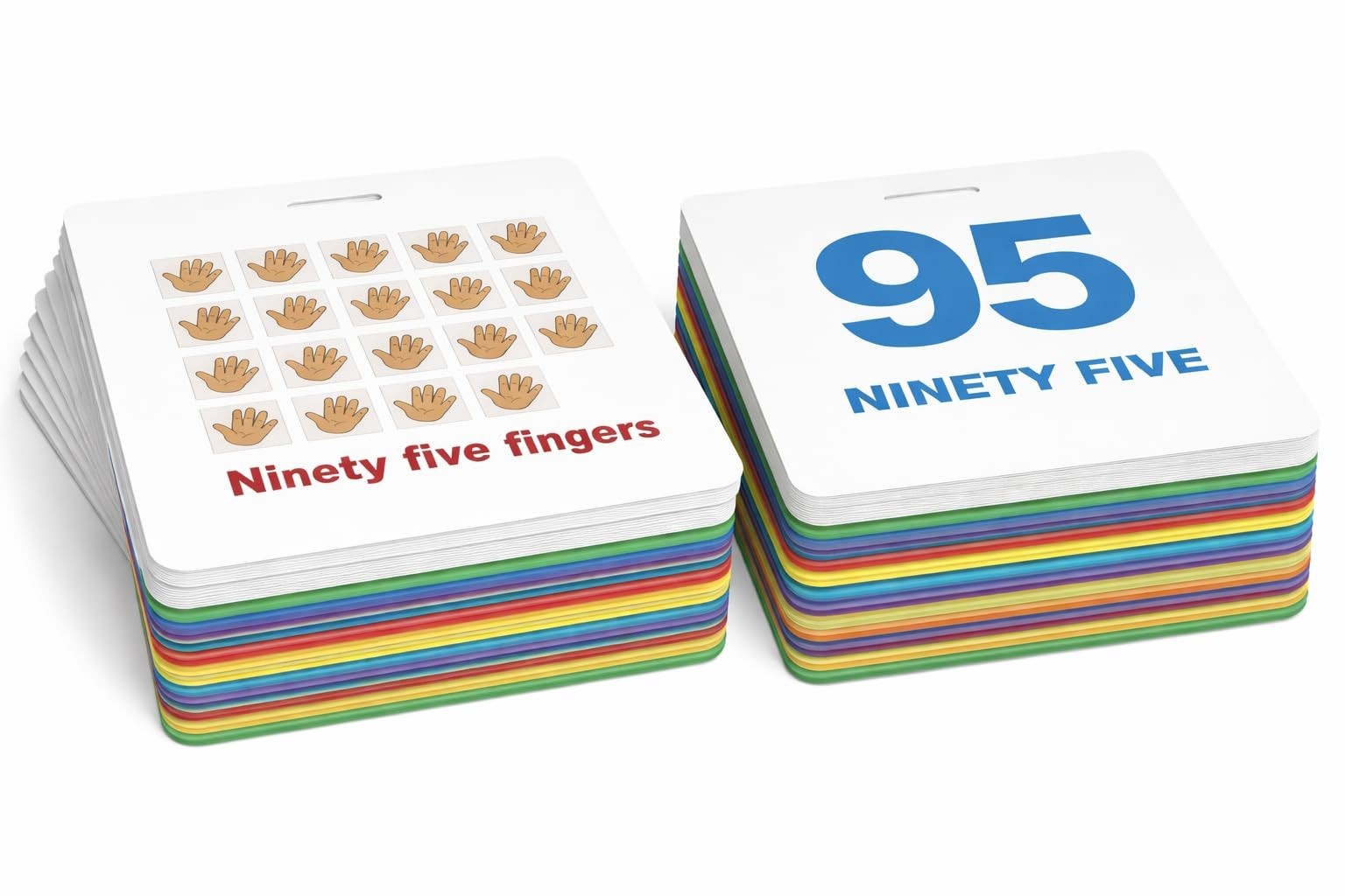 Durable Number Flash Cards for Toddlers – Learn Counting 1-100 | Preschool Games