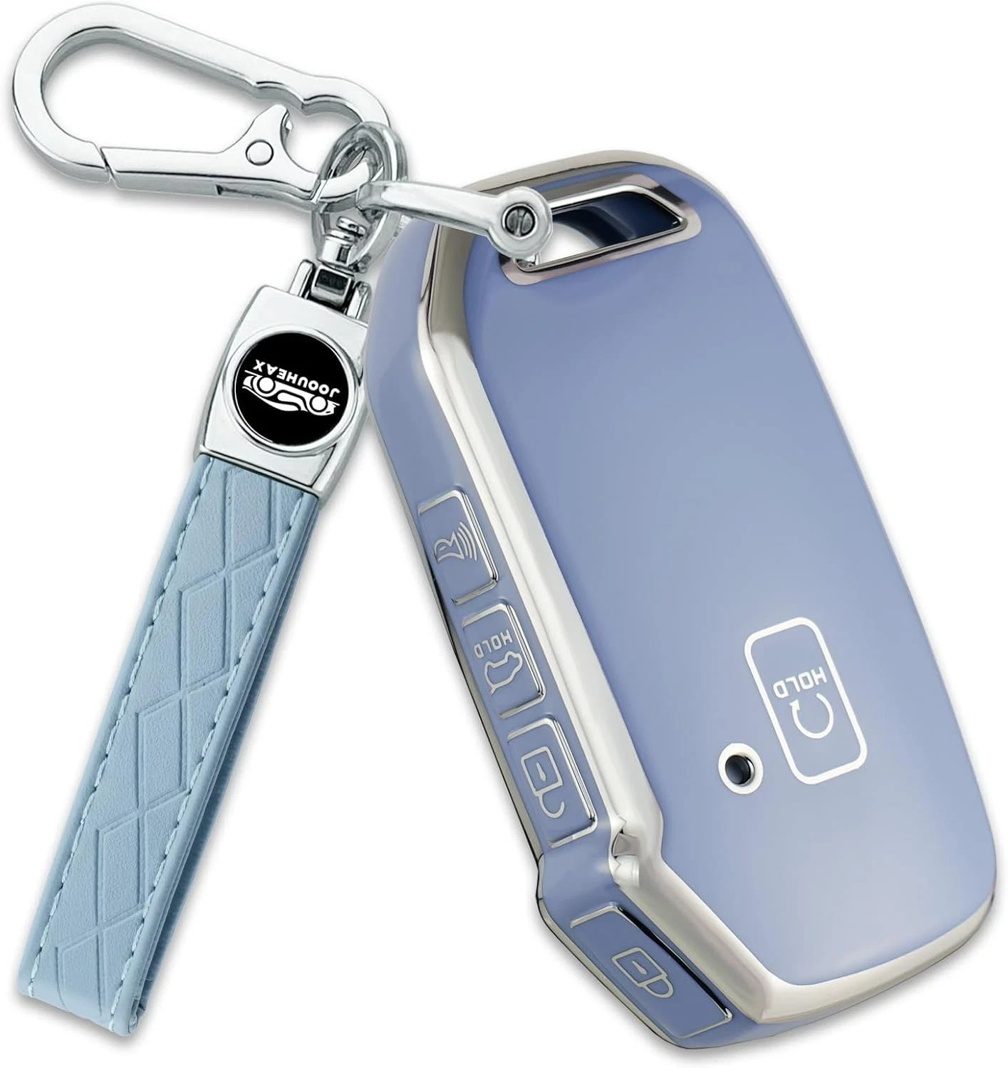 For Kia Key Fob Cover with Key Chain, Soft TPU Car Key Fob Case Shell for Kia So