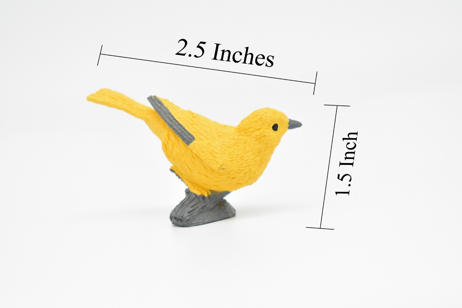Yellow Warbler, Songbird Plastic Model, Hand Painted Toy 2 1/2″ F3389 B27
