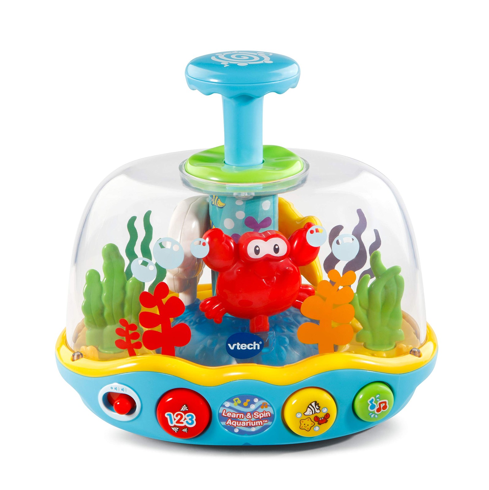 VTech Learn and Spin Aquarium 4.9″ x 7.6″ x 7.2″, Multicolor