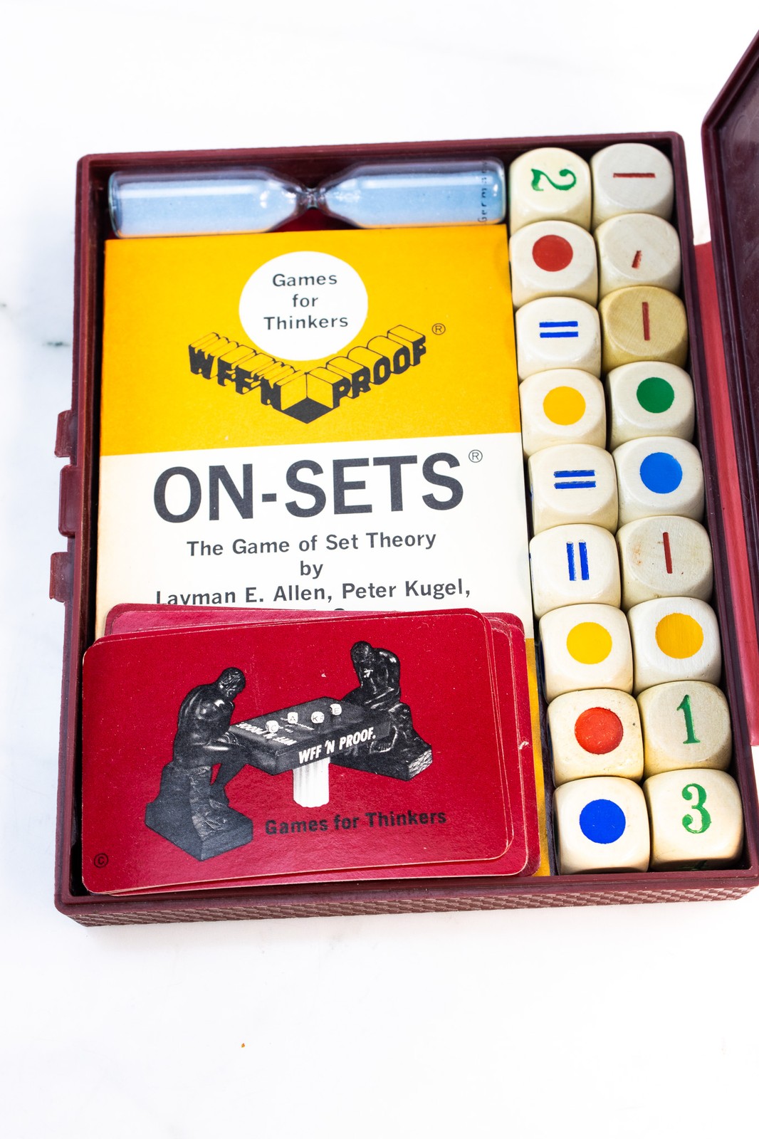 ON-SETS Logic Game WFF N Proof Travel Set Theory Educational Toy