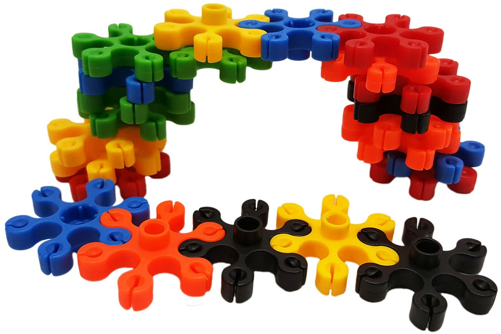 Bulk Set of Building Block Sets – Brick, Table , Armed Circular Style – Assorted