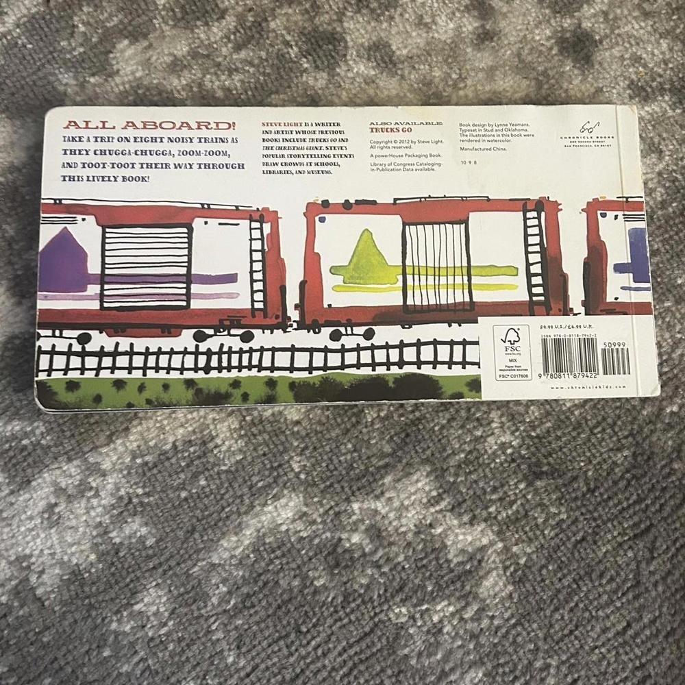 Scholastic Train Themed Board Books