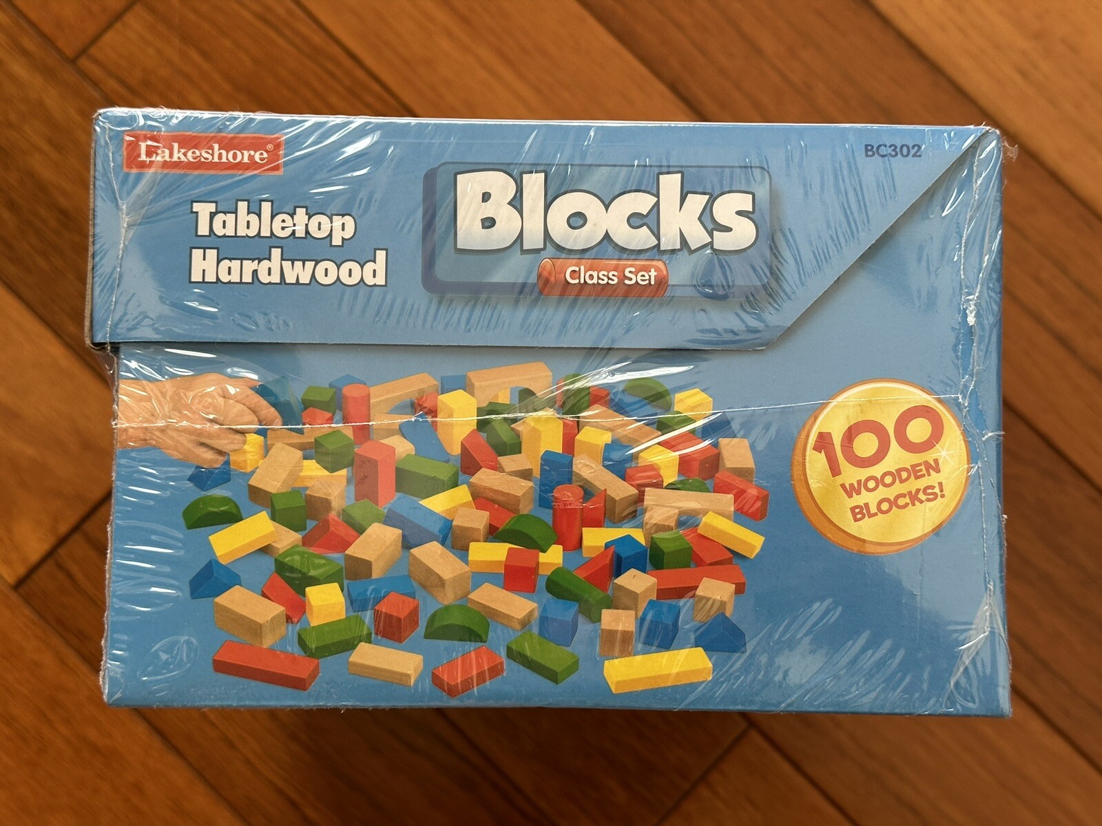 Lakeshore Tabletop Hardwood Blocks – Class Set