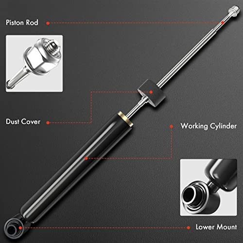 A-Premium Rear Suspension Shock Absorber Compatible with Volkswagen Jetta