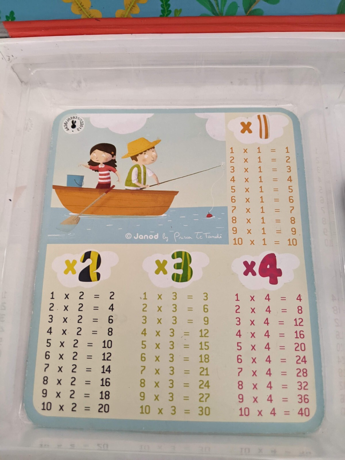 Janod Magnetibook 1.2.3. Magnet Numbers Multiplication Number Recognition