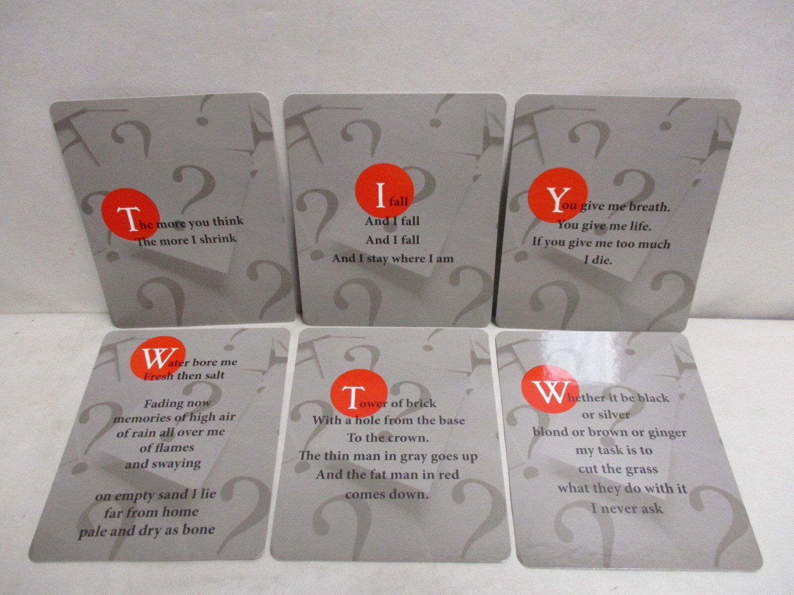 Riddles Knowledge Cards by Emmanuel Williams Complete Set of 48 Cards with Box