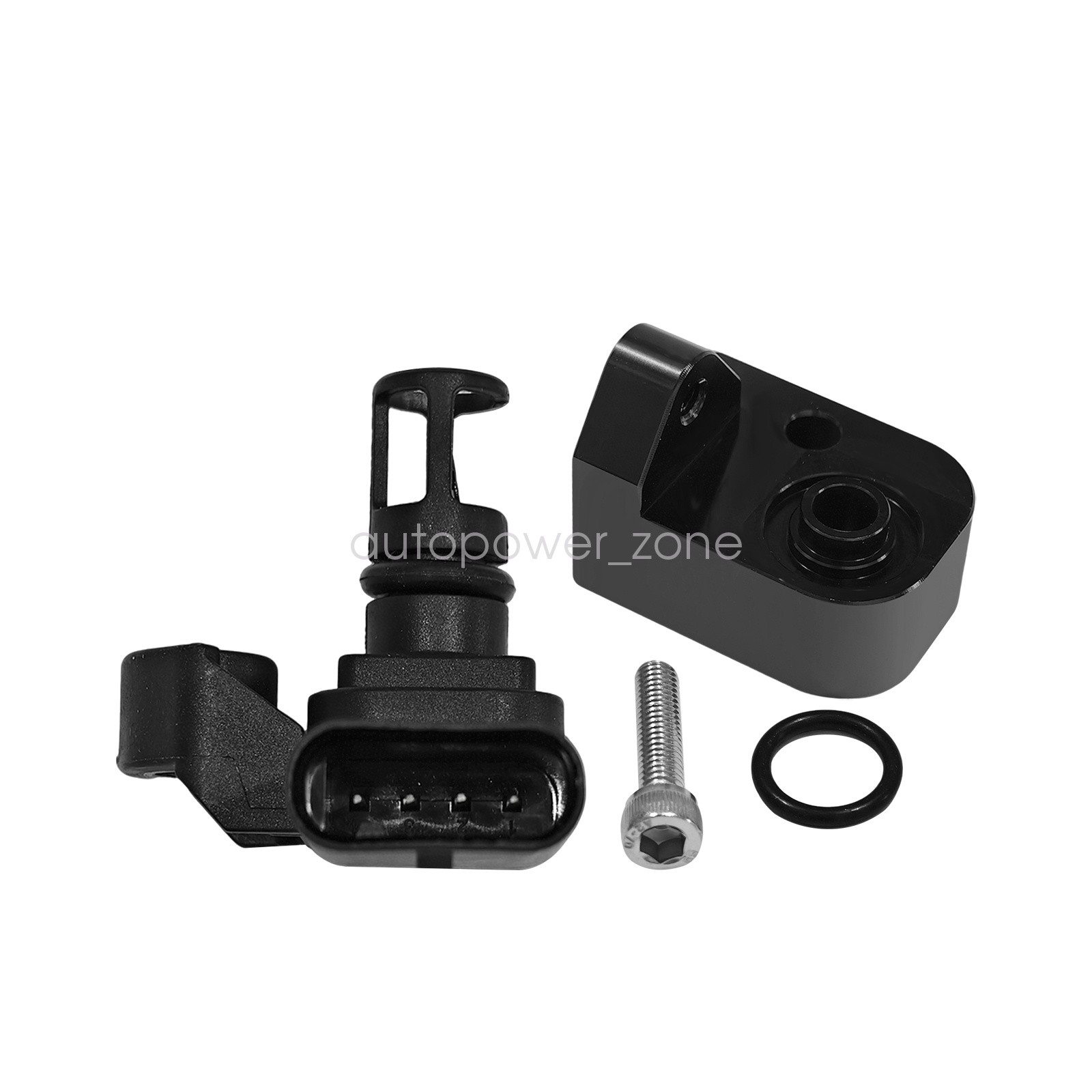 Intake Air Pressure Temperature Sensor+Black Spacer Kit for Chevrolet GMC Buick