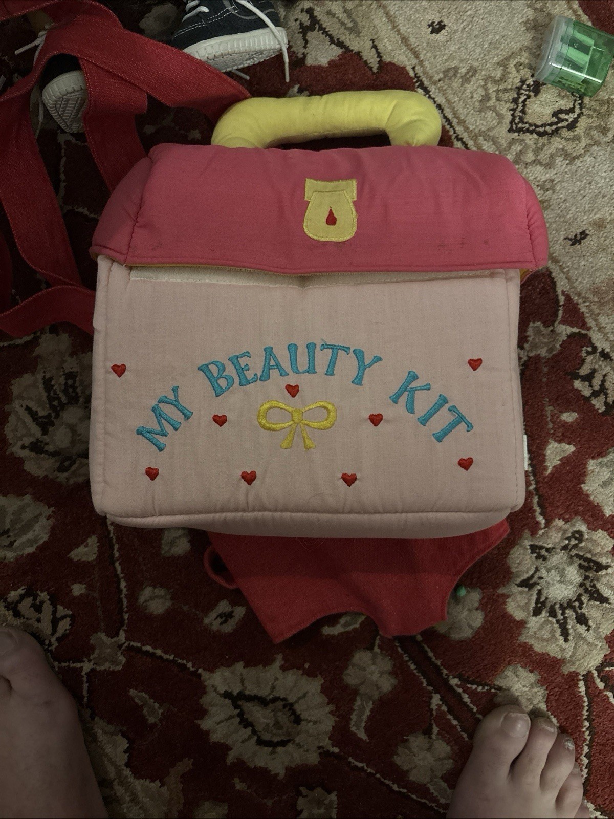 Vintage Pockets of Learning “My Beauty Kit” Soft Fabric Playset – 1990s