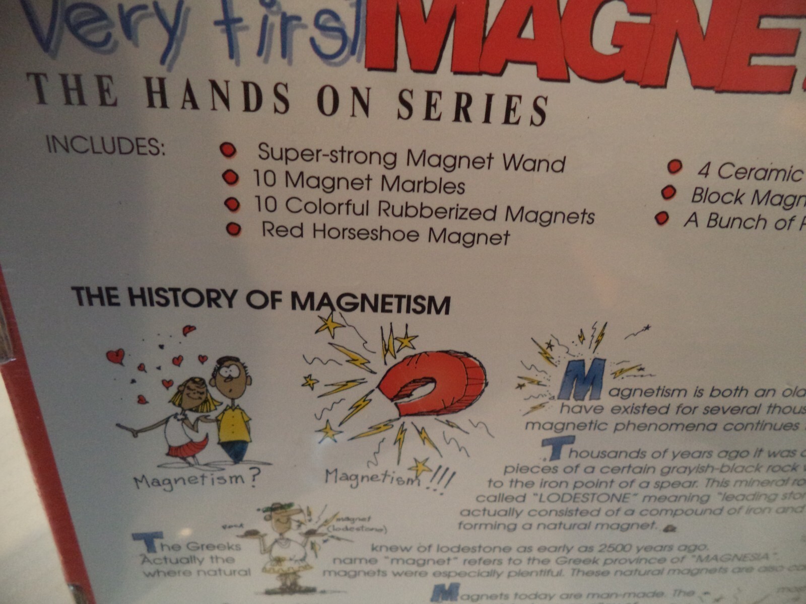 Vintage Dowling Magnets Very First Magnet Kit Great For Homeschool Science 1993