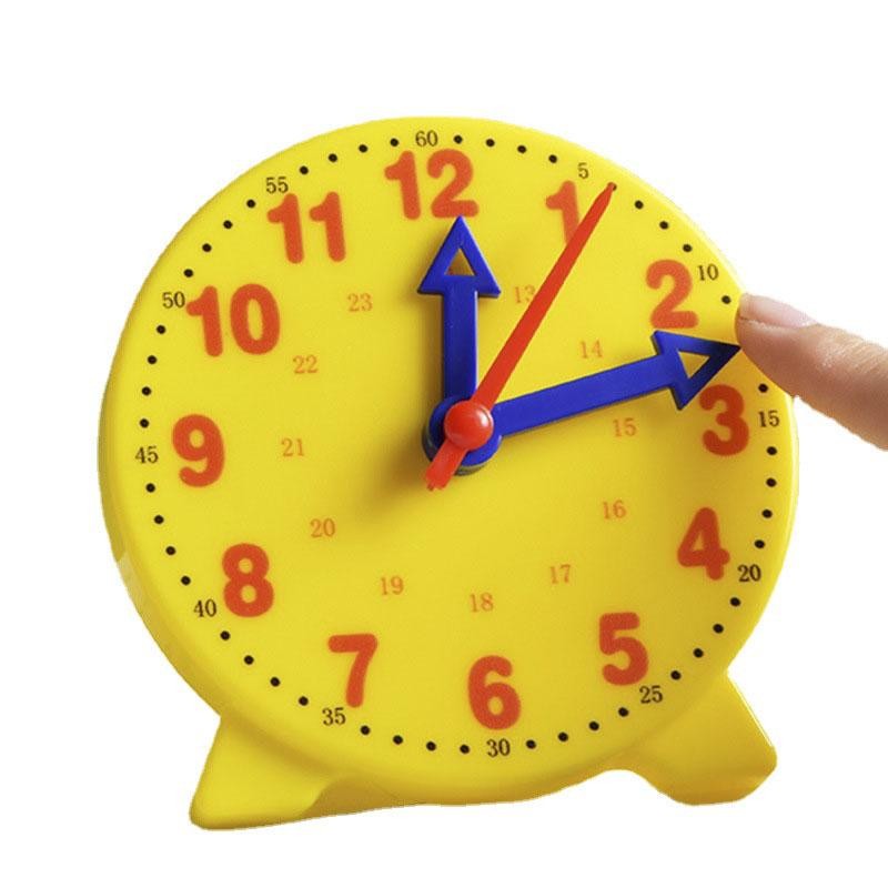 Children Time Learning Clock Puzzle Montessori Educational Matching Toy