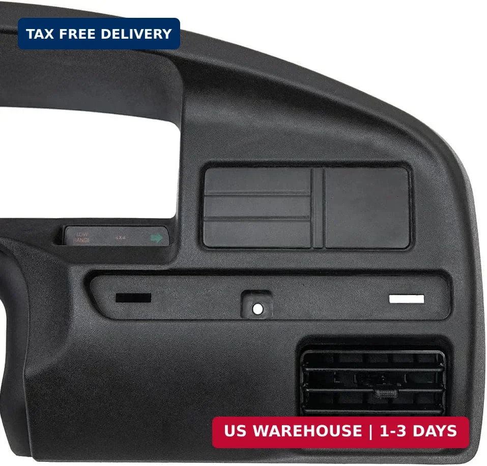 PIT66 Dash Panel Bezel Cover Compatible with 1992-1997 Ford F150 F250 F350 | Das