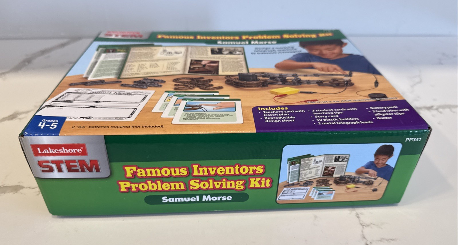 Lakeshore STEM Famous Inventors Problem Solving Kit Samuel Morse READ