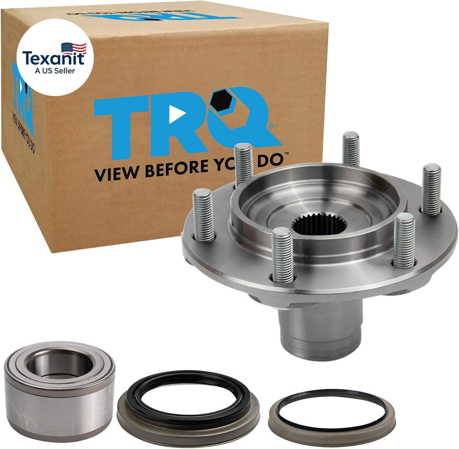 4 Piece Wheel Bearing & Hub Kit for 1996-2002 Toyota 4Runner 4WD 2001-2007 Toyot