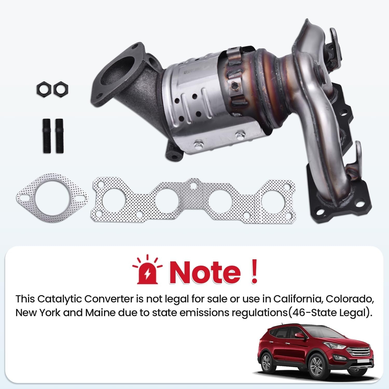 674-071 285102G445 Catalytic Converter Fits for 2013-2016 Hyundai Santa Fe Sport