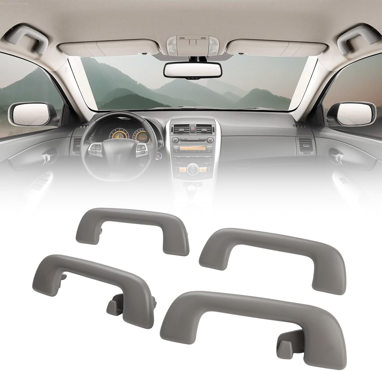 JDMON Inner Roof Ceiling Pull Handles Replacement for Toyota Corolla 4Runner