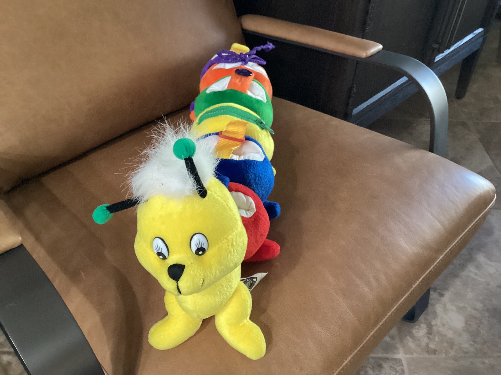 21″ Discovery Toys Caterpillar Dress-A-Pillar Plush Learning Toy